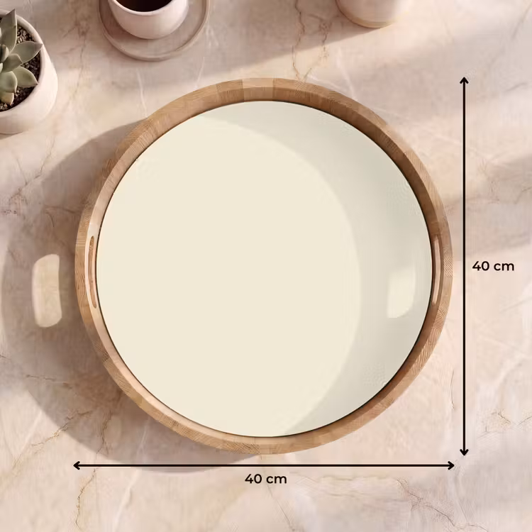 Drop - Delay - Nude Dienblad Rond middel 914 -USP_Formaat