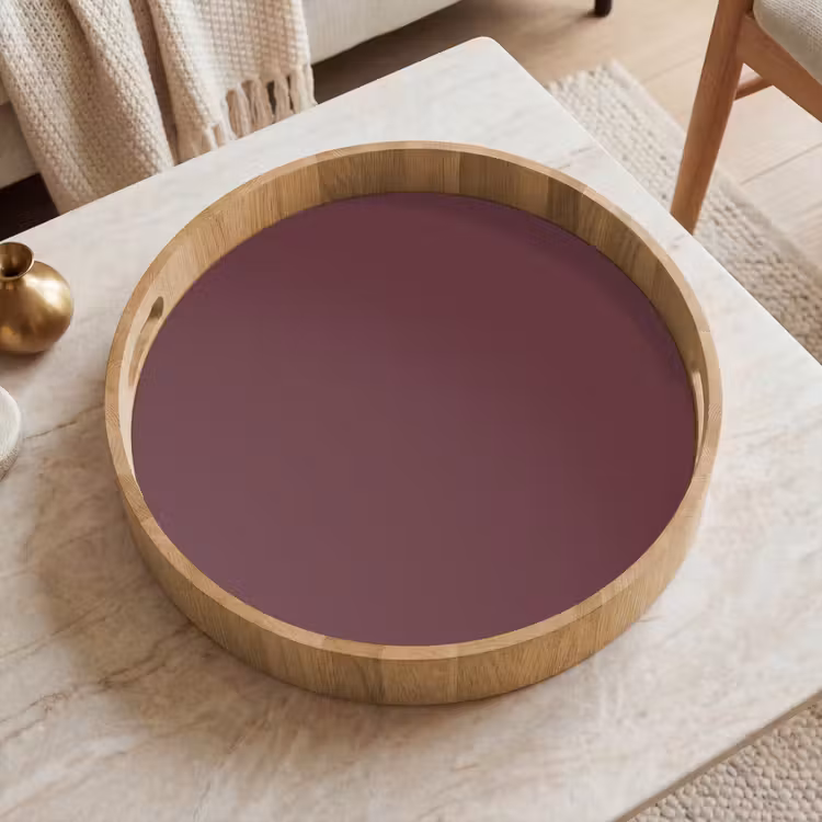 Dusty - Rose - Roze Dienblad Rond middel 914 -sfeer1