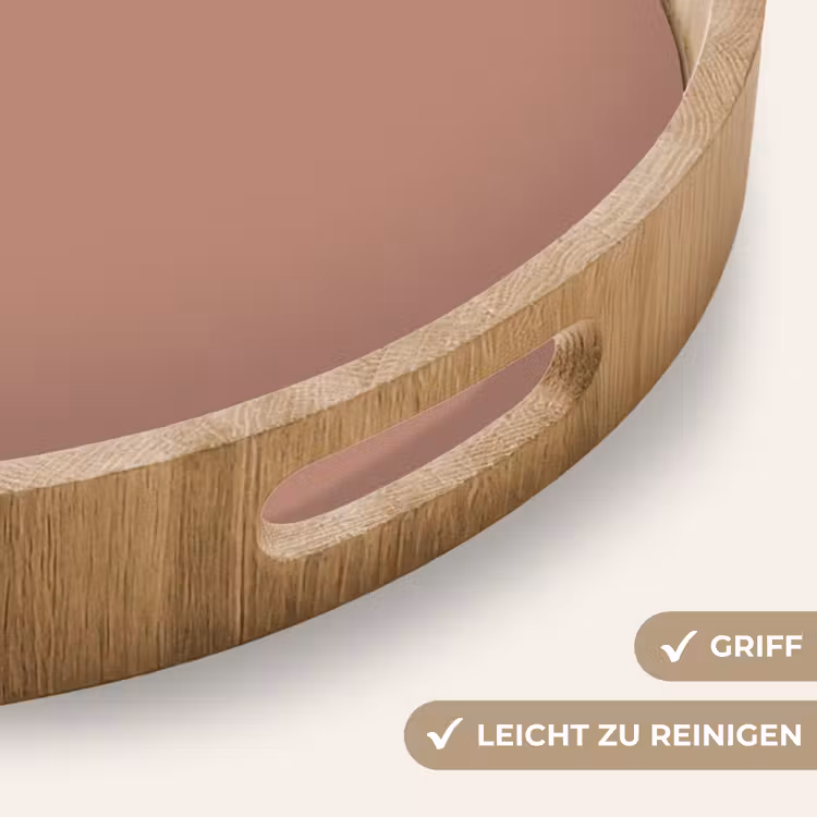 Earthy - Blusher - Roze Dienblad Rond middel 914 -USP_HandgreepDE