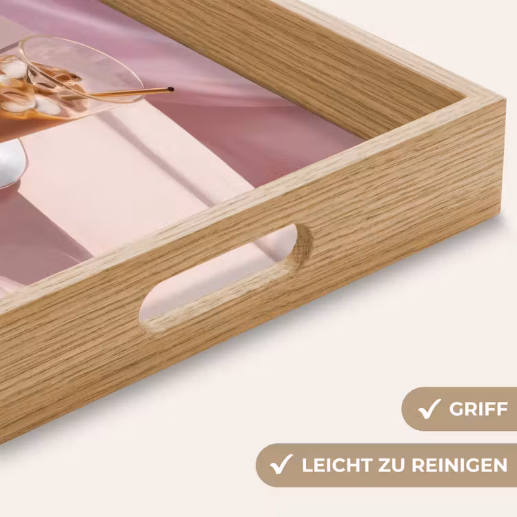 Ijskoffie - Zonnebril - Goud Dienblad Rechthoek middel -USP_HandgreepDE