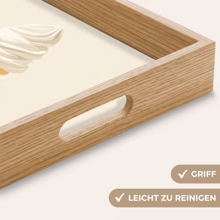 Softijs - Hoorntje - Wit Dienblad Rechthoek middel -USP_HandgreepDE