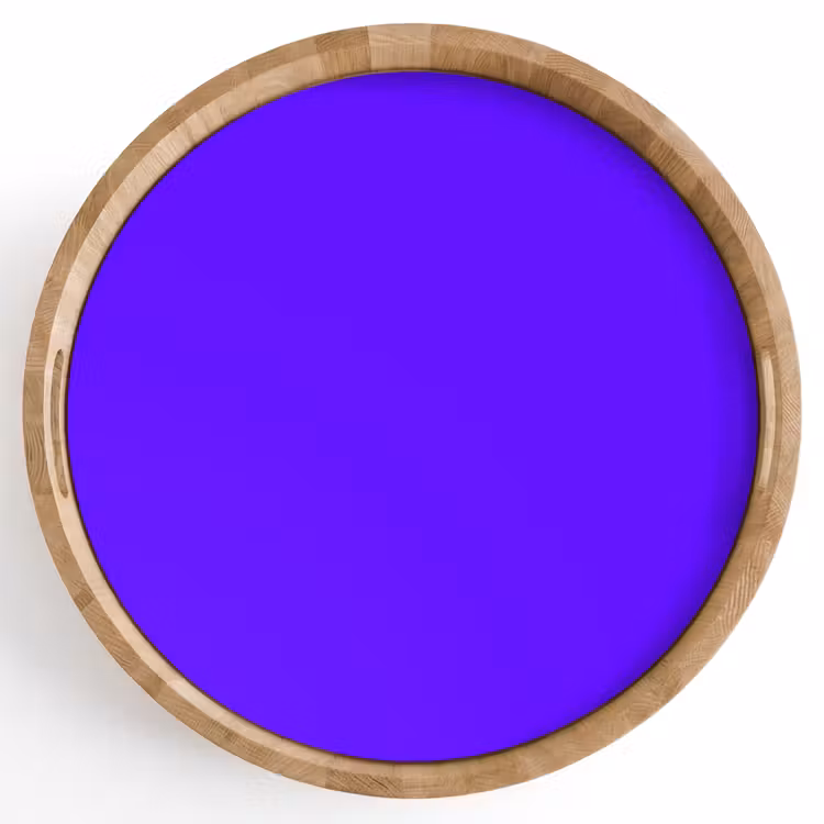 Electric - Indigo - Paars Dienblad Rond middel 914 -z3d_shopping