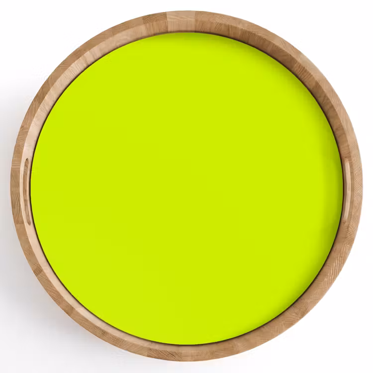 Electric - Lemon - Geel Dienblad Rond middel 914 -z3d_shopping