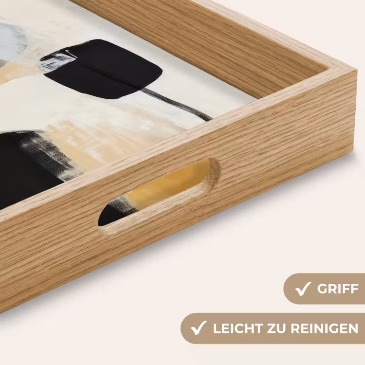 Paint - Abstract - Kleuren Dienblad Rechthoek middel -USP_HandgreepDE