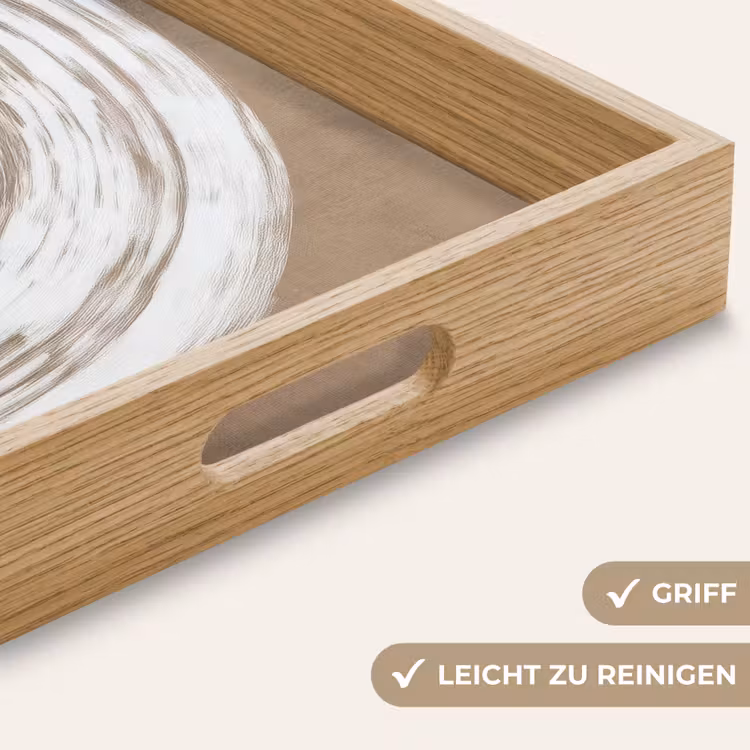Verf - Bruin - Japandi Dienblad Rechthoek middel -USP_HandgreepDE