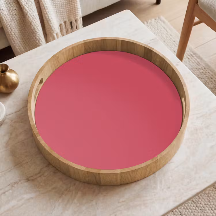 Bold - Berry - Rood Dienblad Rond middel 914 -sfeer1