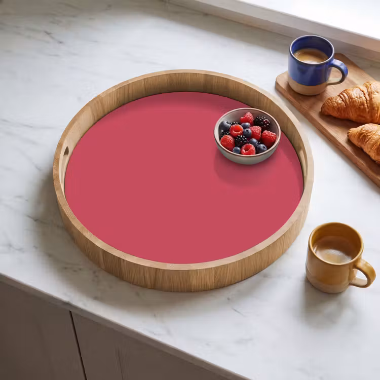 Bold - Berry - Rood Dienblad Rond middel 914 -sfeer2