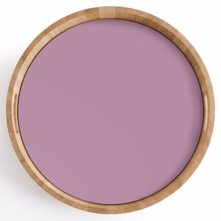 Lilac - Paars - Mauve Dienblad Rond middel 914 -z3d_shopping