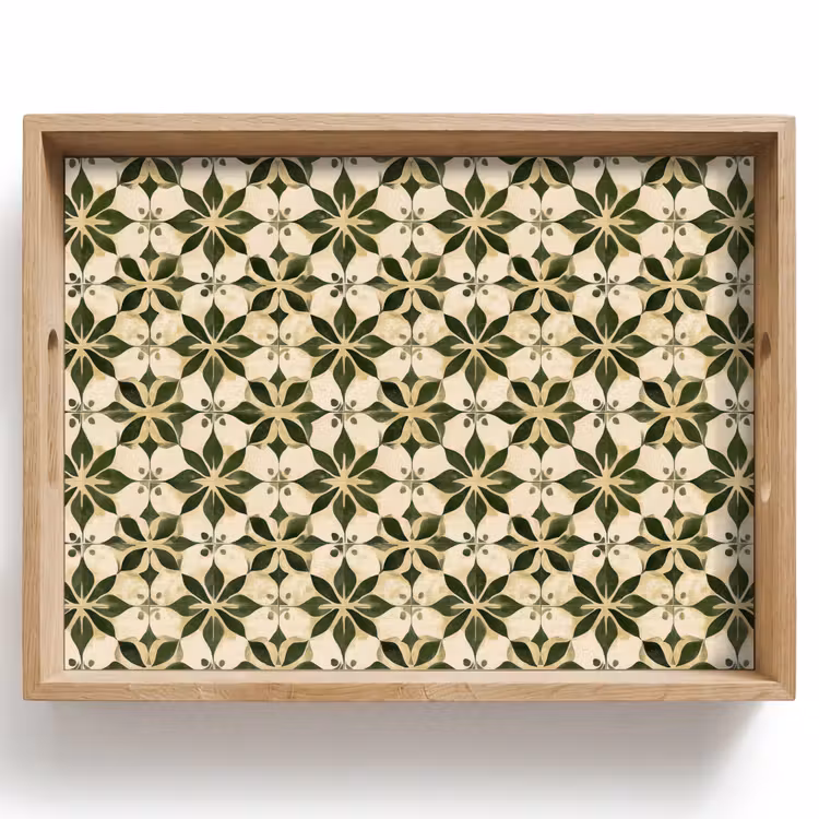 Tegel - Dessin - Groen Dienblad Rechthoek middel 911 -z3d_shopping