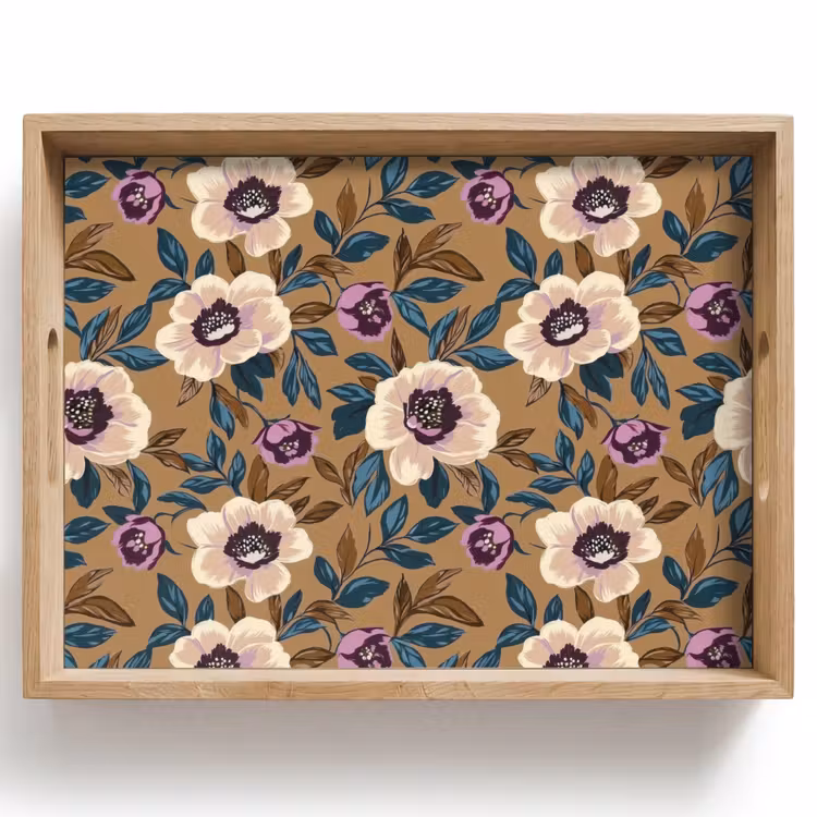 Floraal - Stilleven - Kleurrijk Dienblad Rechthoek middel 911 -z3d_shopping