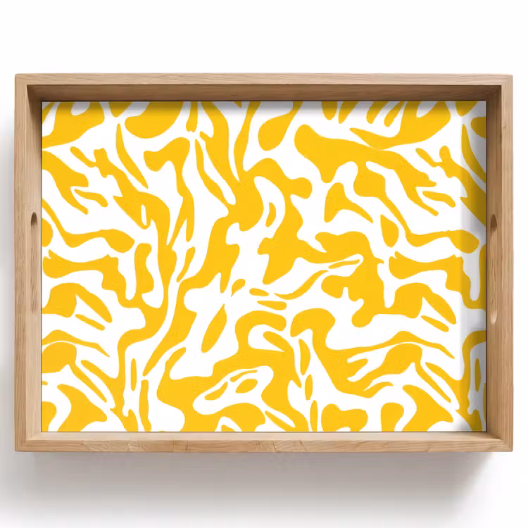 Vormen - Wit - Abstract Dienblad Rechthoek middel -z3d_shopping