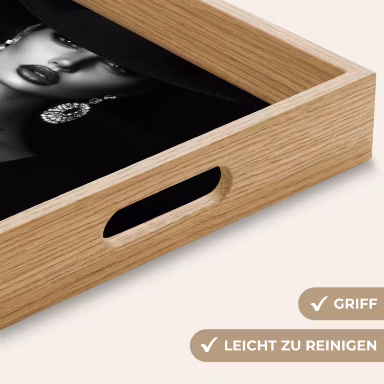 Vrouw - Cocktail - Chic Dienblad Rechthoek middel -USP_HandgreepDE