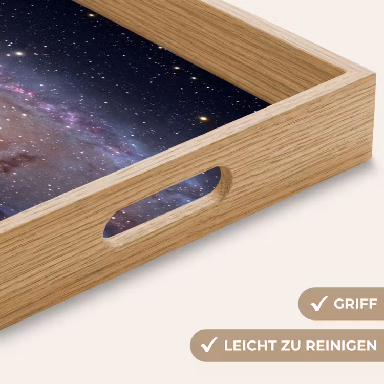 Tablett - Galaxie – Weltraum – Kosmos - Sterrenstelsel - Ruimte - Kosmos Dienblad Rechthoek middel