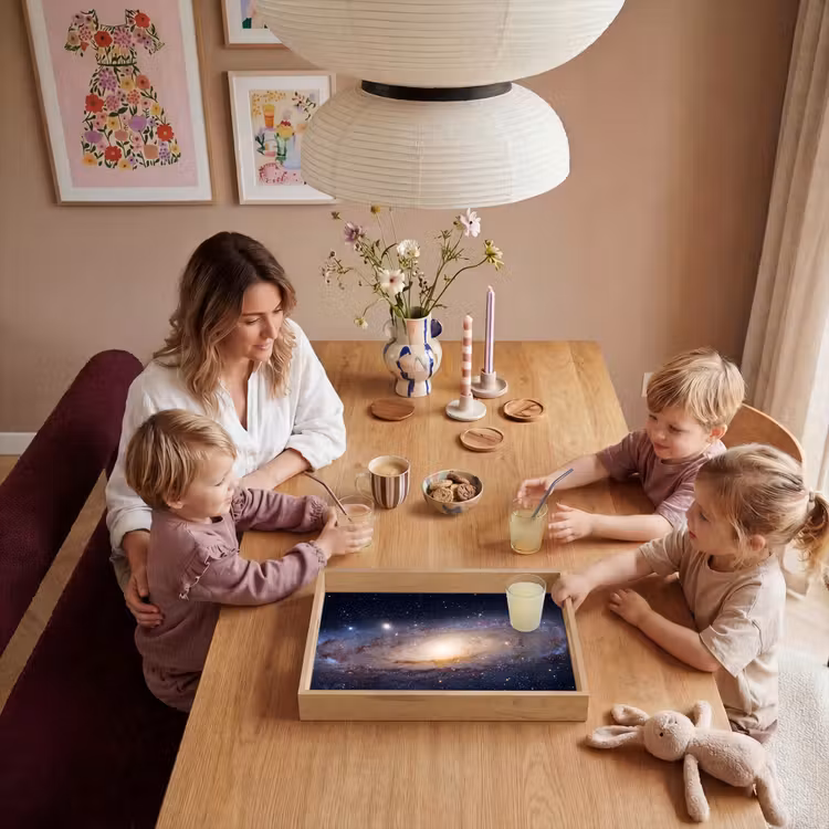 Tablett - Galaxie – Weltraum – Kosmos - Sterrenstelsel - Ruimte - Kosmos Dienblad Rechthoek middel