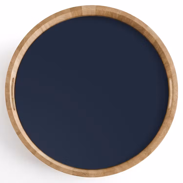 Geldersblauw - Blauw - Klassiek Dienblad Rond middel 914 -z3d_shopping