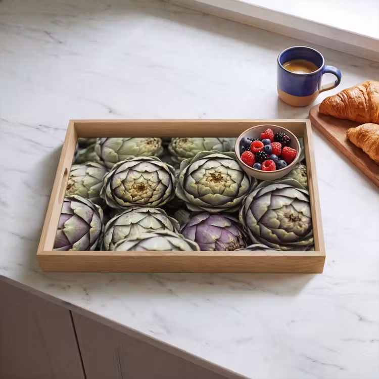 Tablett - Gemüse – Frisch – Essen - Groenten - Vers - Eten Dienblad Rechthoek middel