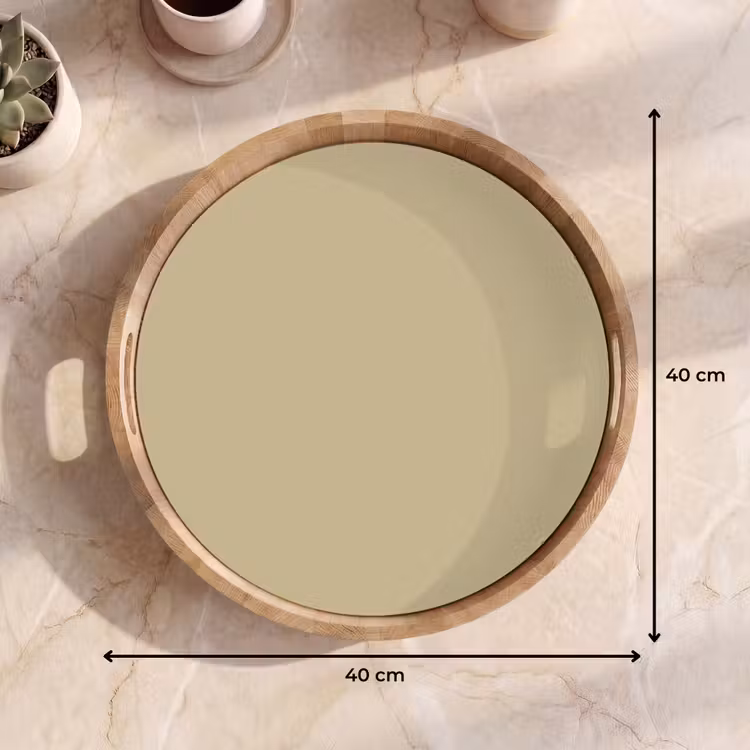 Greenhouse - Sage - Groen Dienblad Rond middel 914 -USP_Formaat