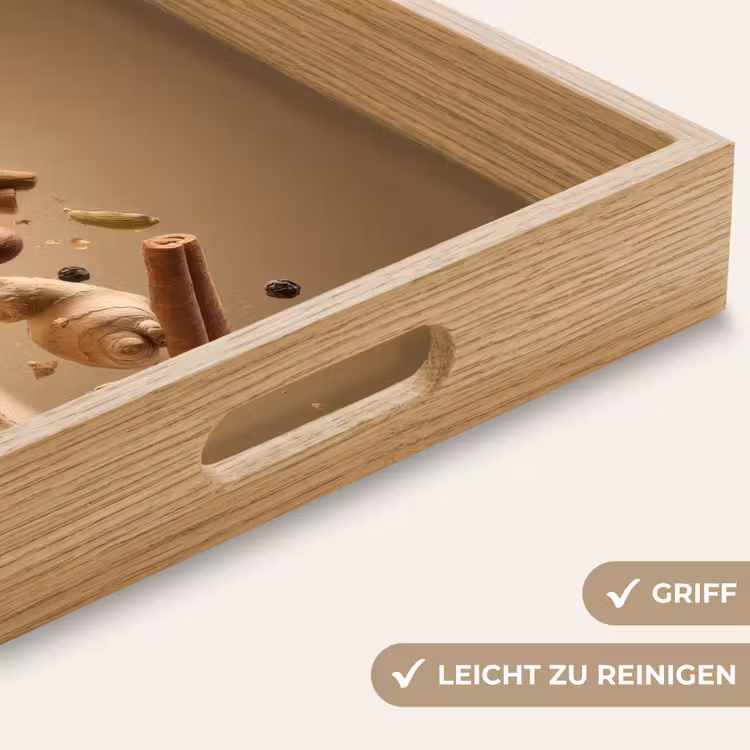 Specerijen - Zweven dynamisch - Geurassociaties Dienblad Rechthoek middel -USP_HandgreepDE