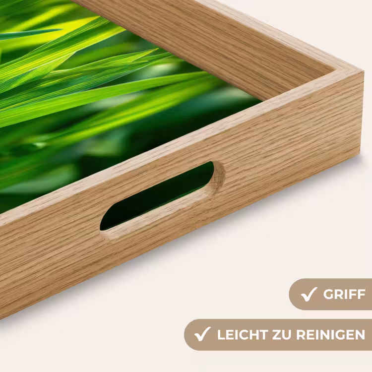 Grassprieten - Lichtinval - Groen Dienblad Rechthoek middel -USP_HandgreepDE