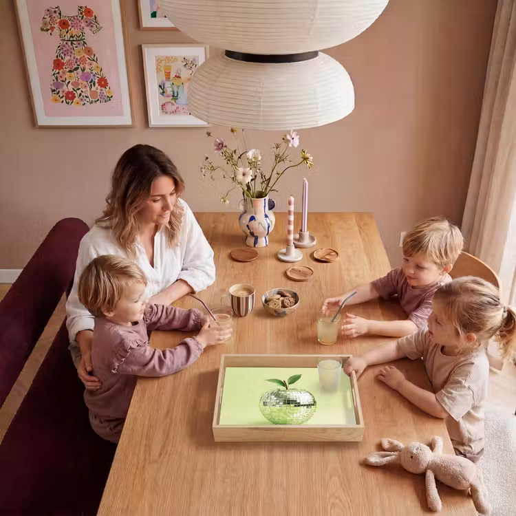Groen - Disco - Decoratie - Appel Dienblad Rechthoek middel -sfeer4