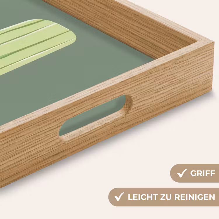 Groen - Waterijsje - Stokje - Illustratie Dienblad Rechthoek middel -USP_HandgreepDE