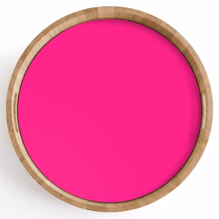 Hot - Fuchsia - Roze Dienblad Rond middel 914 -z3d_shopping