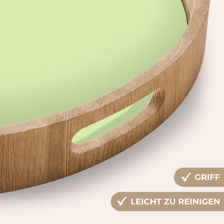 Light - Lime - Groen Dienblad Rond middel 914 -USP_HandgreepDE