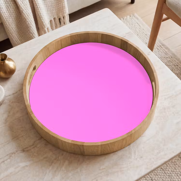 Bright - Orchid - Roze Dienblad Rond middel 914 -sfeer1