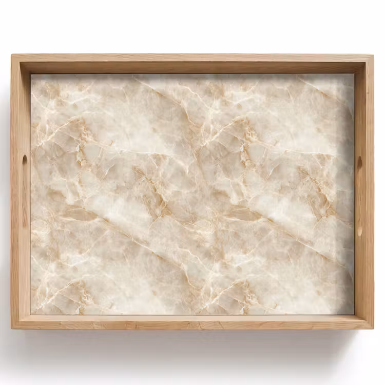 Lichtbeige - Onyx - Subtiel Dienblad Rechthoek middel 911 -z3d_shopping