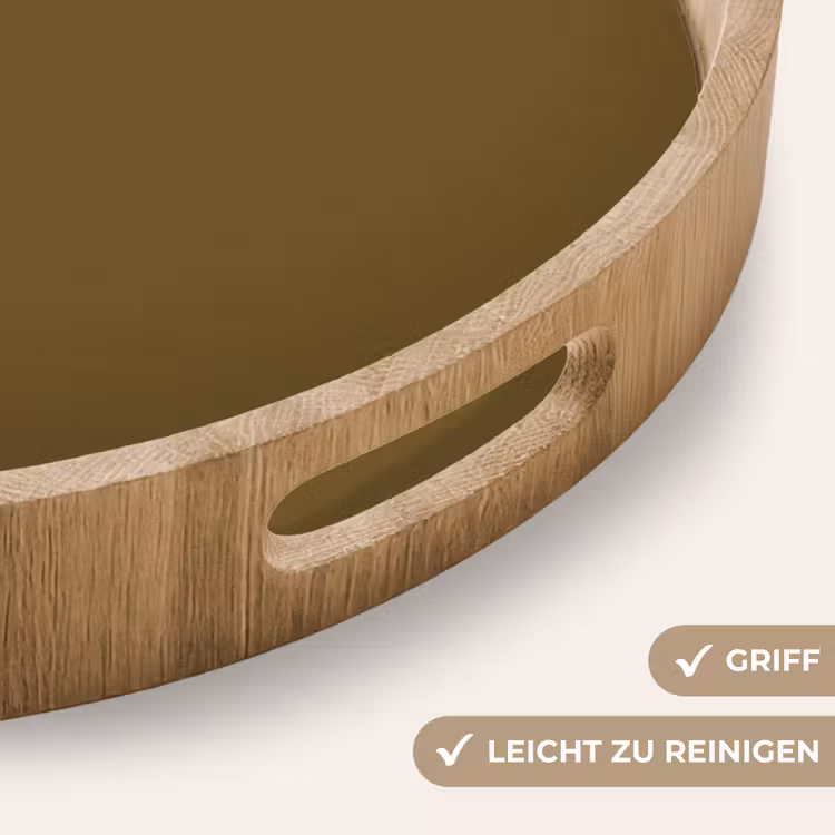 Hunter - Groen - Herfst Dienblad Rond middel 914 -USP_HandgreepDE