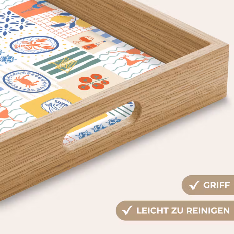Illustratie - Patroon - Grafisch - Kleur Dienblad Rechthoek middel 911 -USP_HandgreepDE