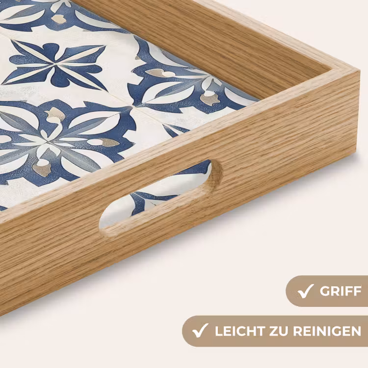 Tegels - Spaans - Patronen - Keramiek Dienblad Rechthoek middel -USP_HandgreepDE