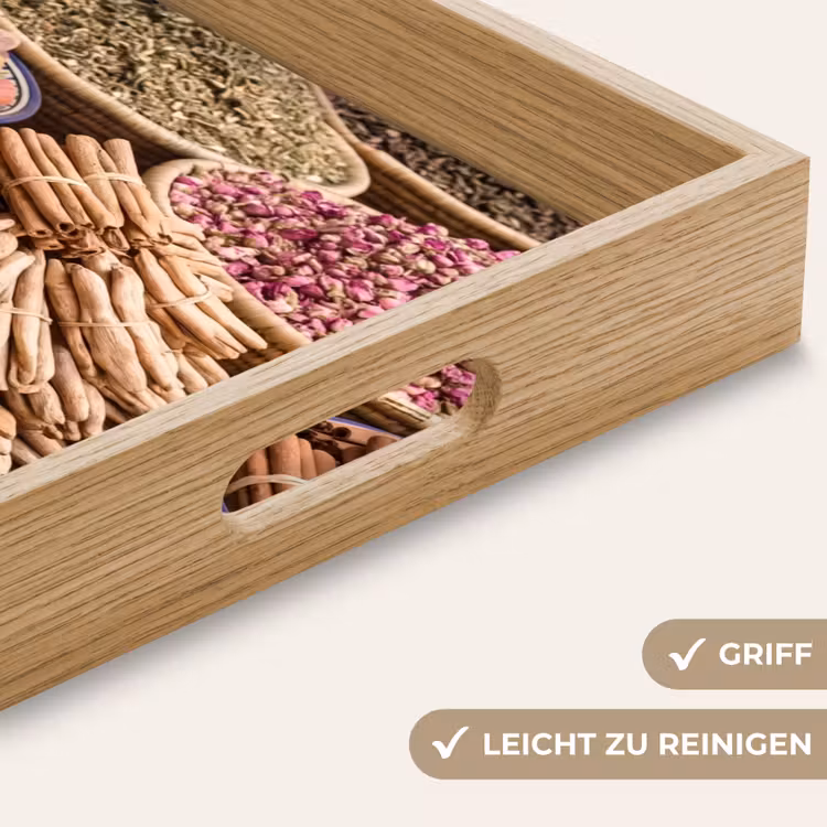 Tablett - Keramik – Orientalisch – Farbenfroh - Aardewerk - Oosters - Kleurrijk Dienblad Rechthoek middel