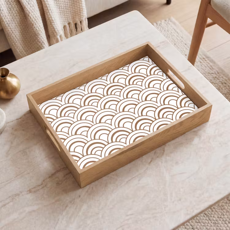 Klassiek - Motief - Terracotta Dienblad Rechthoek middel 911 -sfeer1