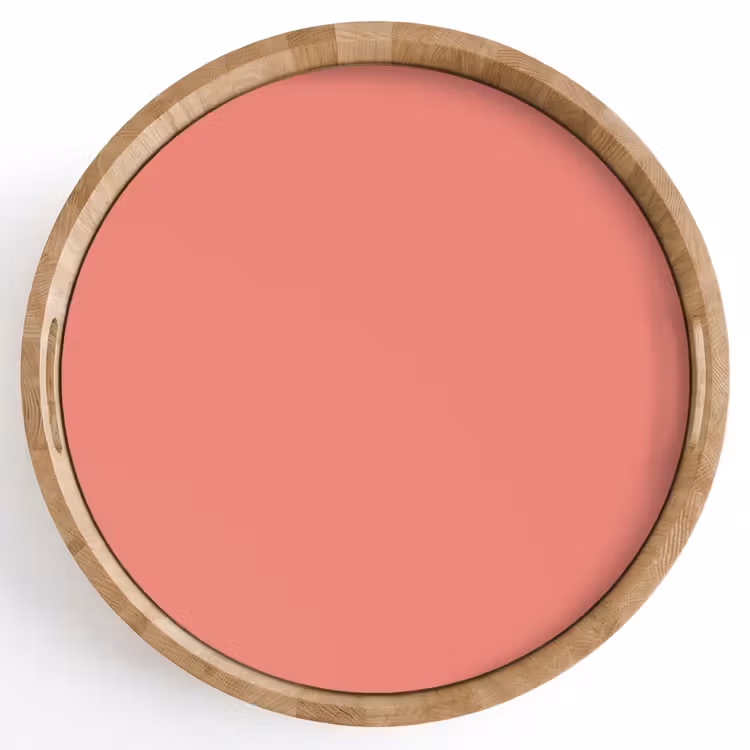 Coral - Reef - Rood Dienblad Rond middel 914 -z3d_shopping