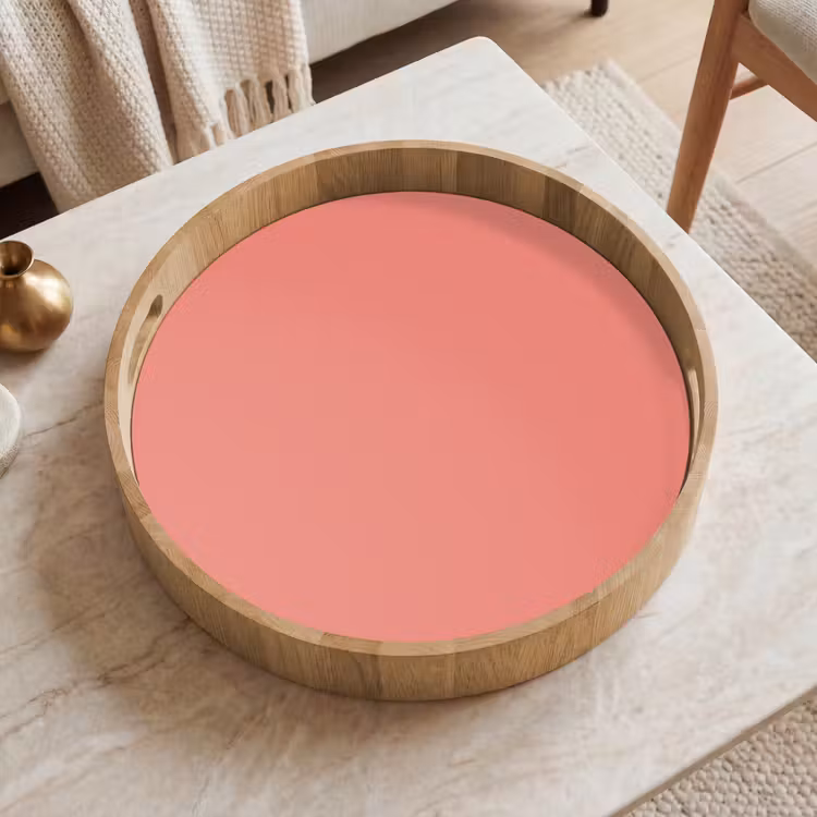 Coral - Reef - Rood Dienblad Rond middel 914 -sfeer1