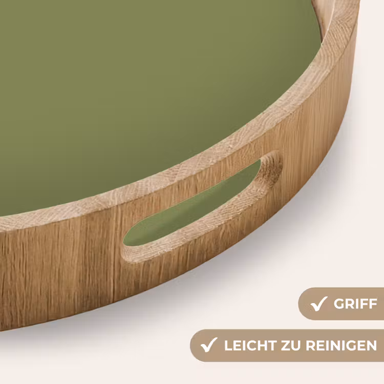Herbal - Matcha - Groen Dienblad Rond middel 914 -USP_HandgreepDE