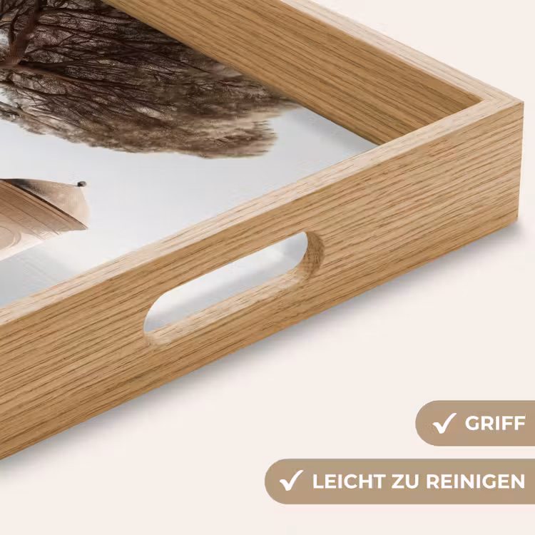 Kust - Klif - Boom - Gebouw Dienblad Rechthoek middel -USP_HandgreepDE