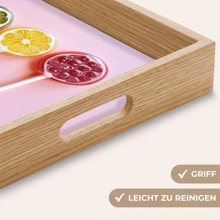 Lolly - Snoep - Citrus Dienblad Rechthoek middel -USP_HandgreepDE