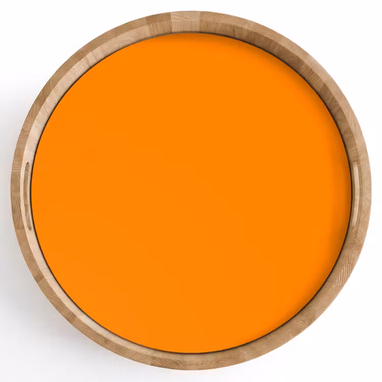 Marigold - Glow - Oranje Dienblad Rond middel 914 -z3d_shopping