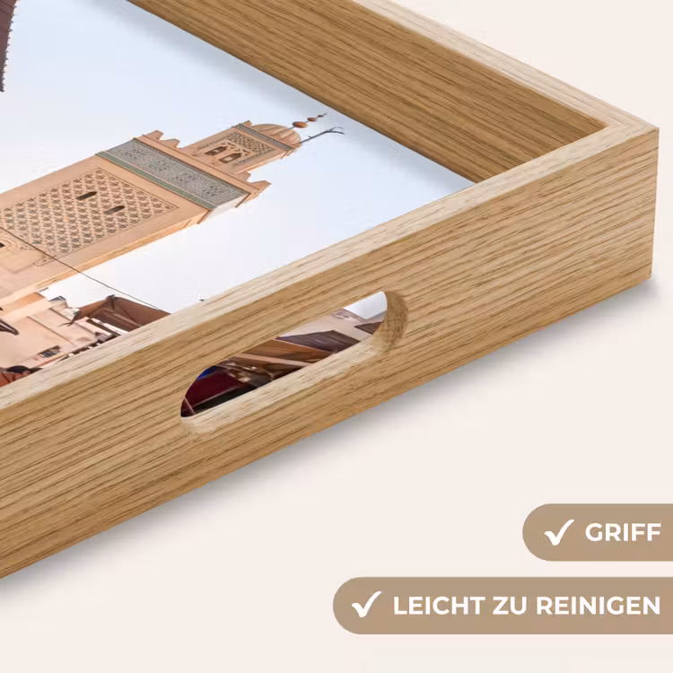 Tablett - Markt – Orientalisch – Farbenfroh - Markt - Oosters - Kleurrijk Dienblad Rechthoek middel