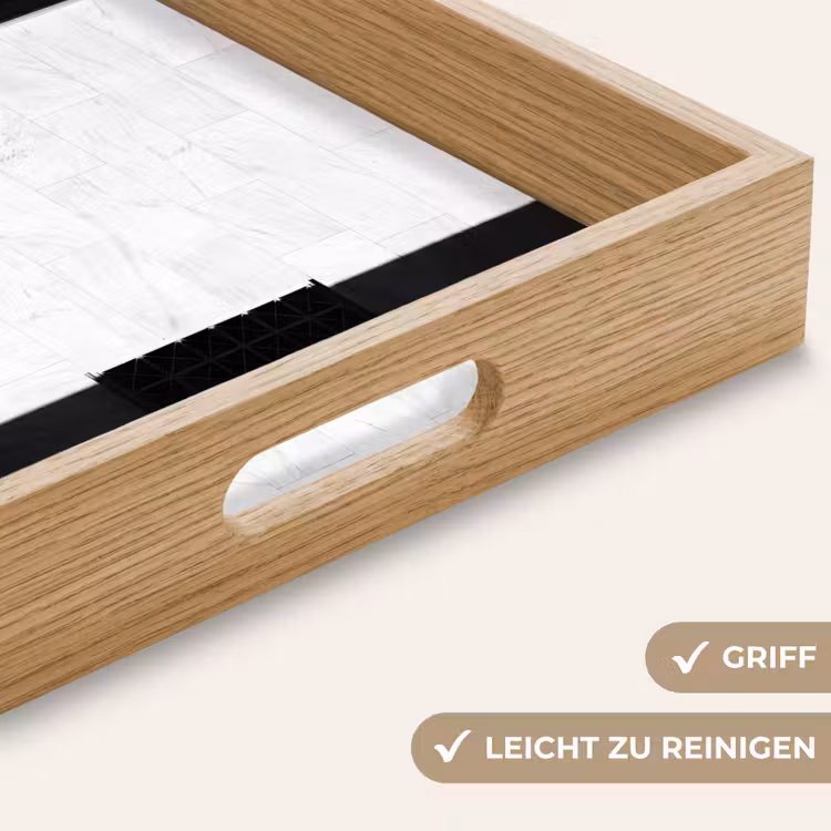 Mensen - Schaduw - Dans - Zwart-wit - Liefde Dienblad Rechthoek middel -USP_HandgreepDE