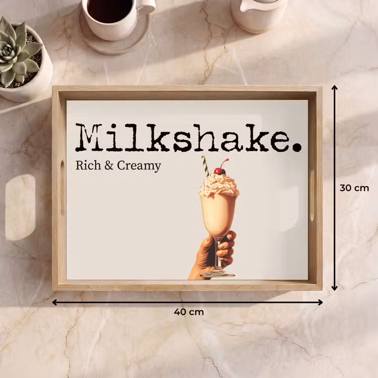 Milkshake - Kers - Rietje Dienblad Rechthoek middel -USP_Formaat