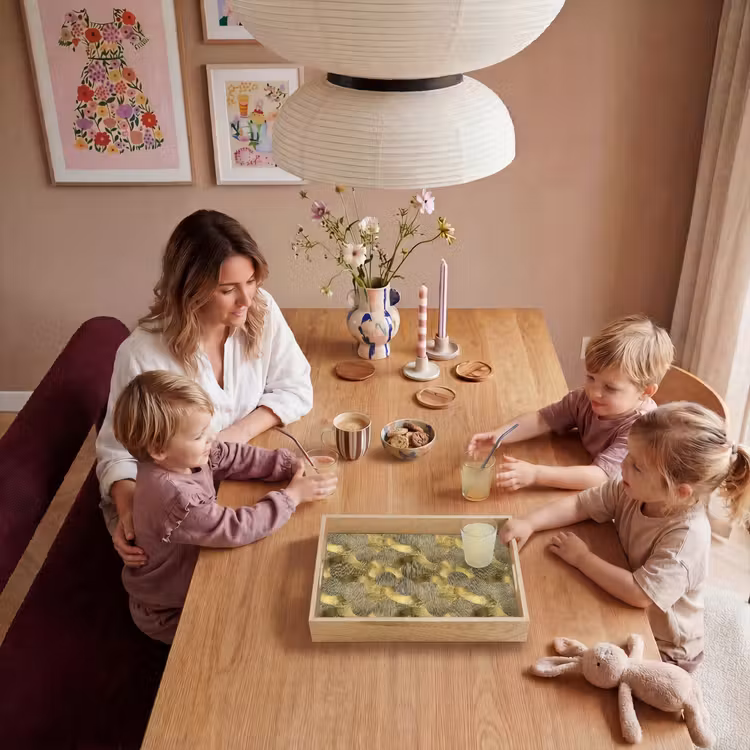 Modern - Geometrisch - Goud Dienblad Rechthoek middel 911 -sfeer4