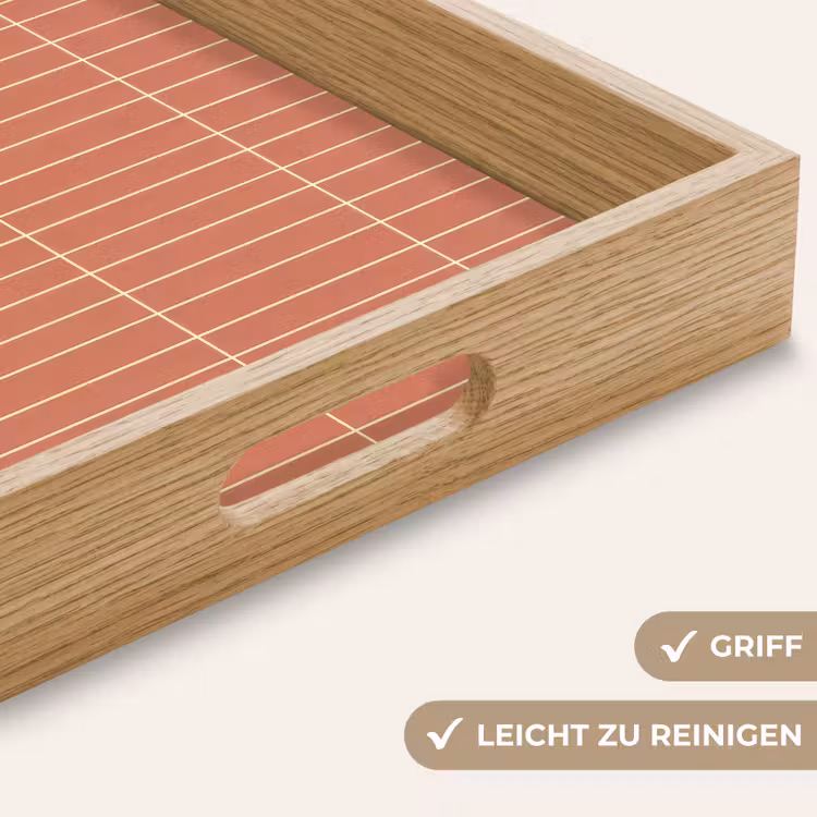 Patroon - Tegels - Terracotta Dienblad Rechthoek middel 911 -USP_HandgreepDE