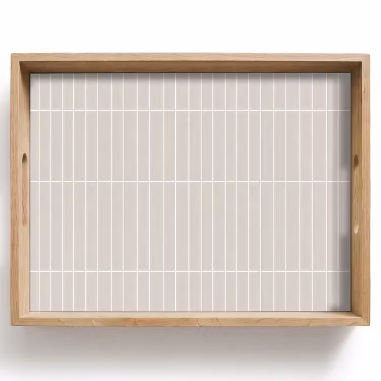 Patroon - Tegels - Zand Dienblad Rechthoek middel 911 -z3d_shopping