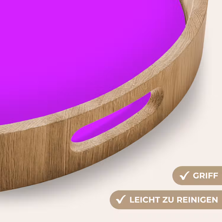 Neon - Orchid - Paars Dienblad Rond middel 914 -USP_HandgreepDE