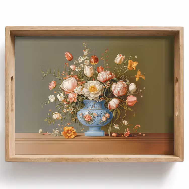 Neutral - Bloemen - Boeket - Vaas Dienblad Rechthoek middel -z3d_shopping