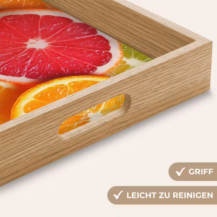 Fruit - Kleurrijk - Close up Dienblad Rechthoek middel -USP_HandgreepDE