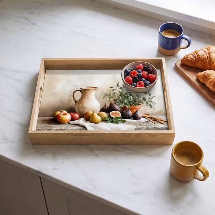Fruit - Kruiden - Landelijk Dienblad Rechthoek middel -sfeer2